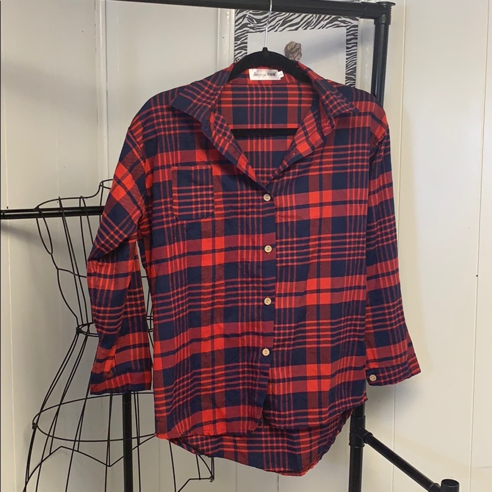Shangruya Plaid Shirt